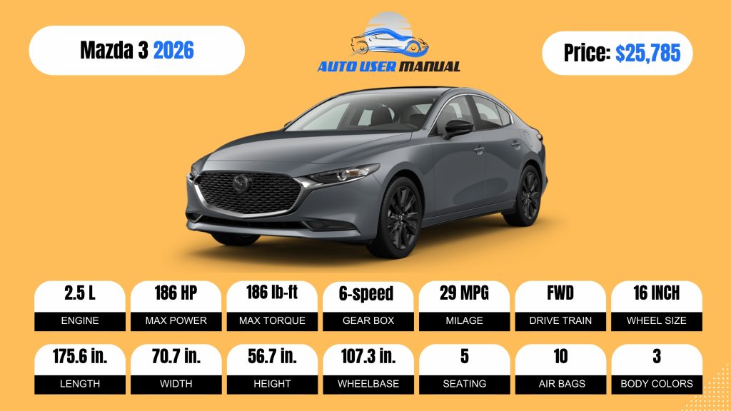 Mazda 3 2026 (Brochure)