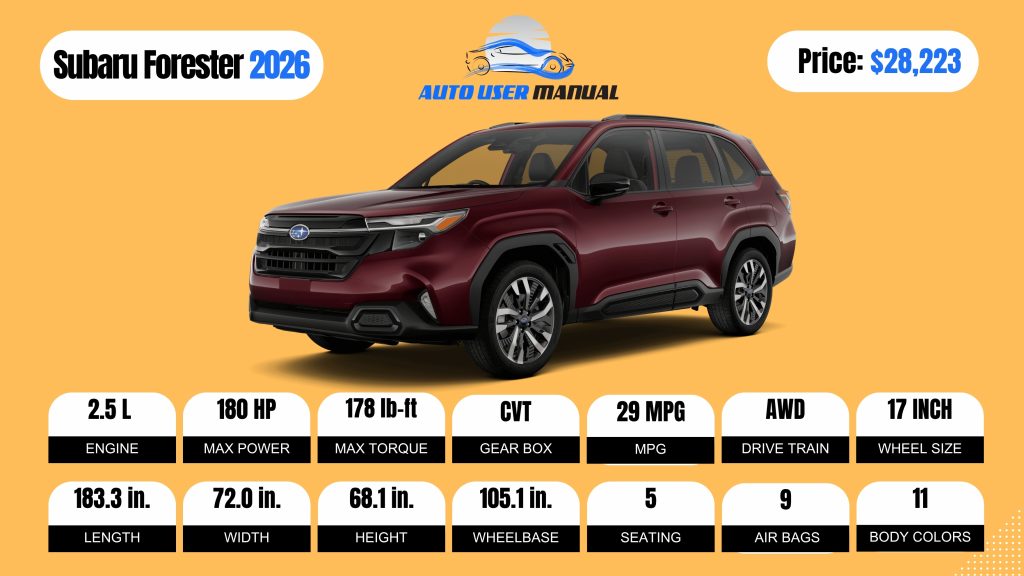 Subaru Forester 2026 (Brochure)