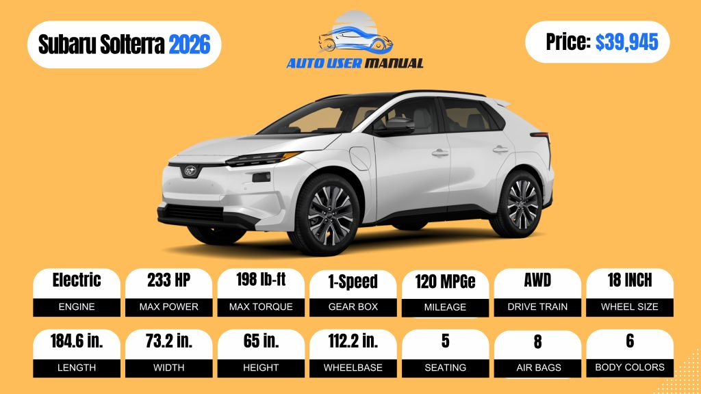 Subaru Solterra 2026 (Brochure)