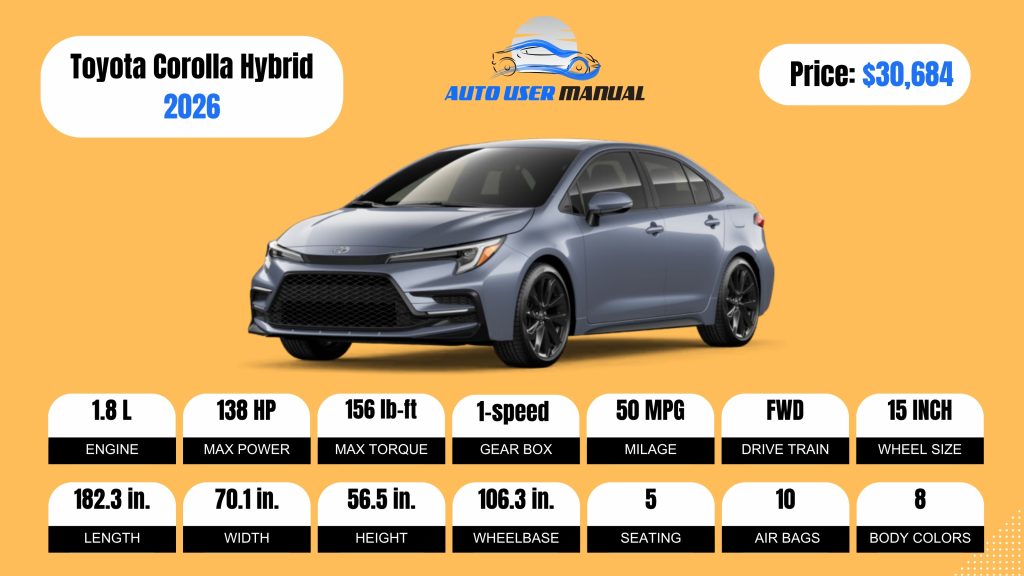 Toyota Corolla Hybrid 2026 (Brochure)