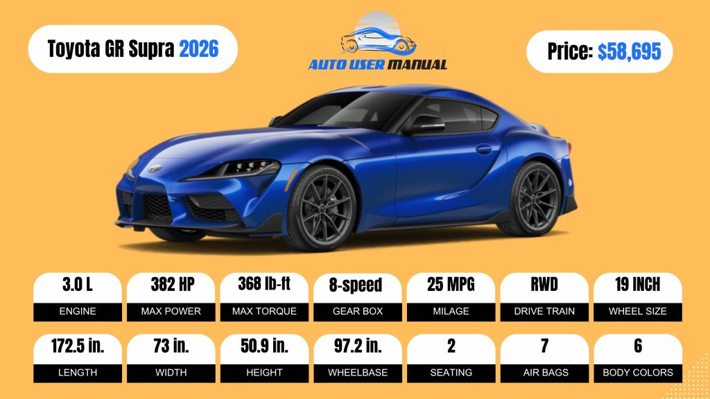 Toyota GR Supra 2026 (Brochure)