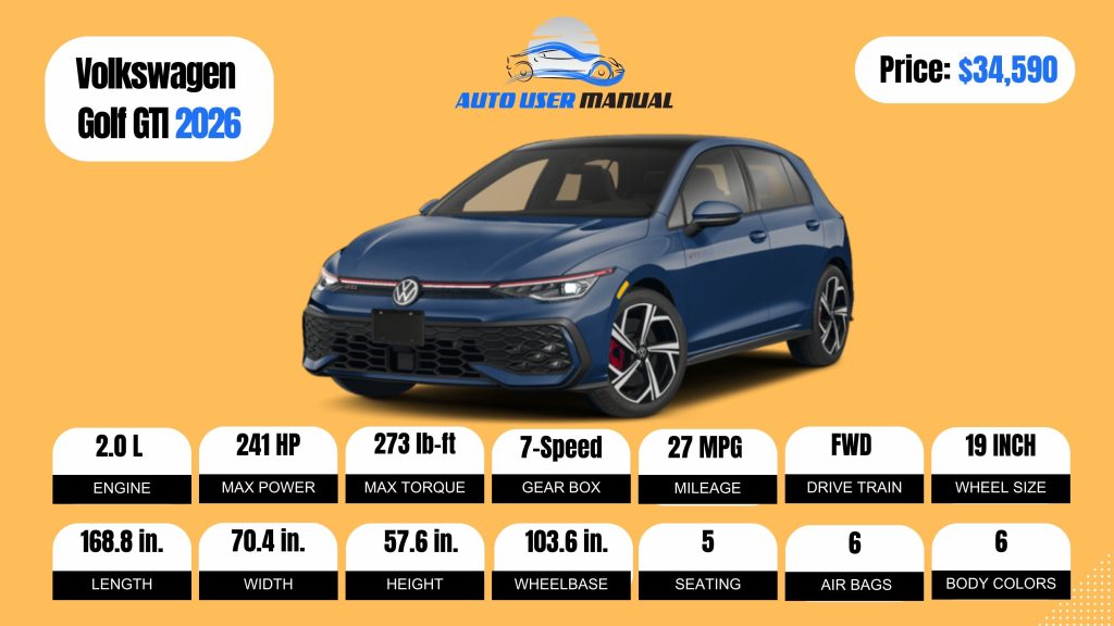 Volkswagen Golf GTI 2026 Brochure