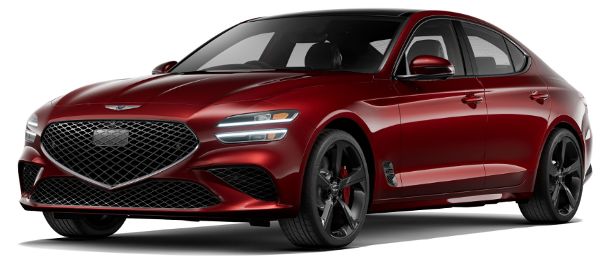 2026 Genesis G70 Cavendish Red