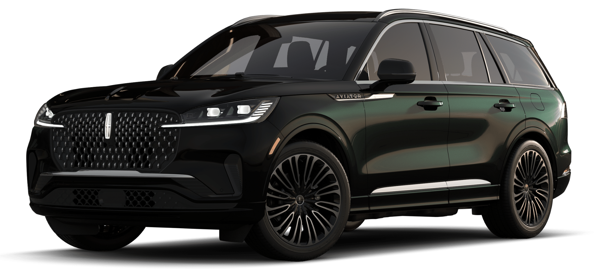 2026 Lincoln Aviator Cenote Green Bright Colorant Clearcoat