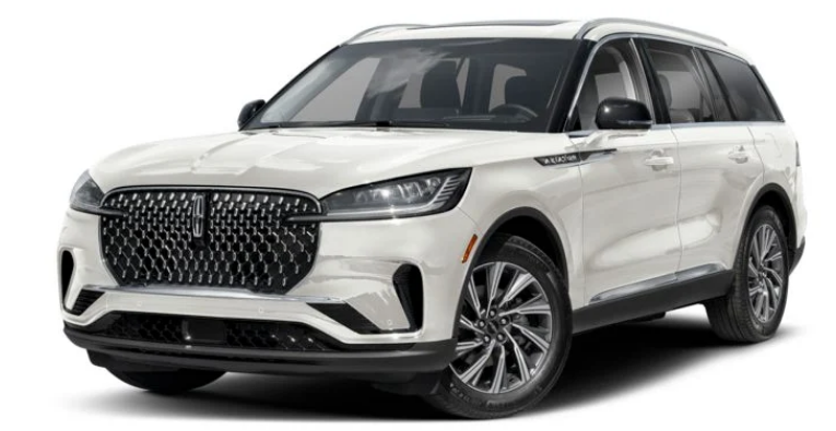 2026 Lincoln Aviator Pristine White Metallic Tri-Coat