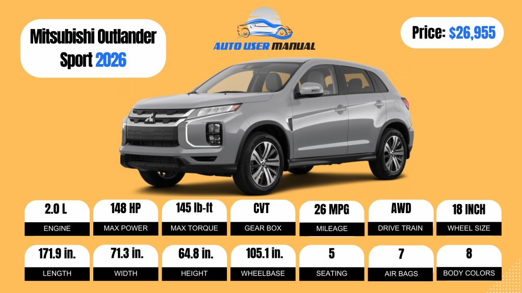 2026 Mitsubishi Outlander Sport Brochure