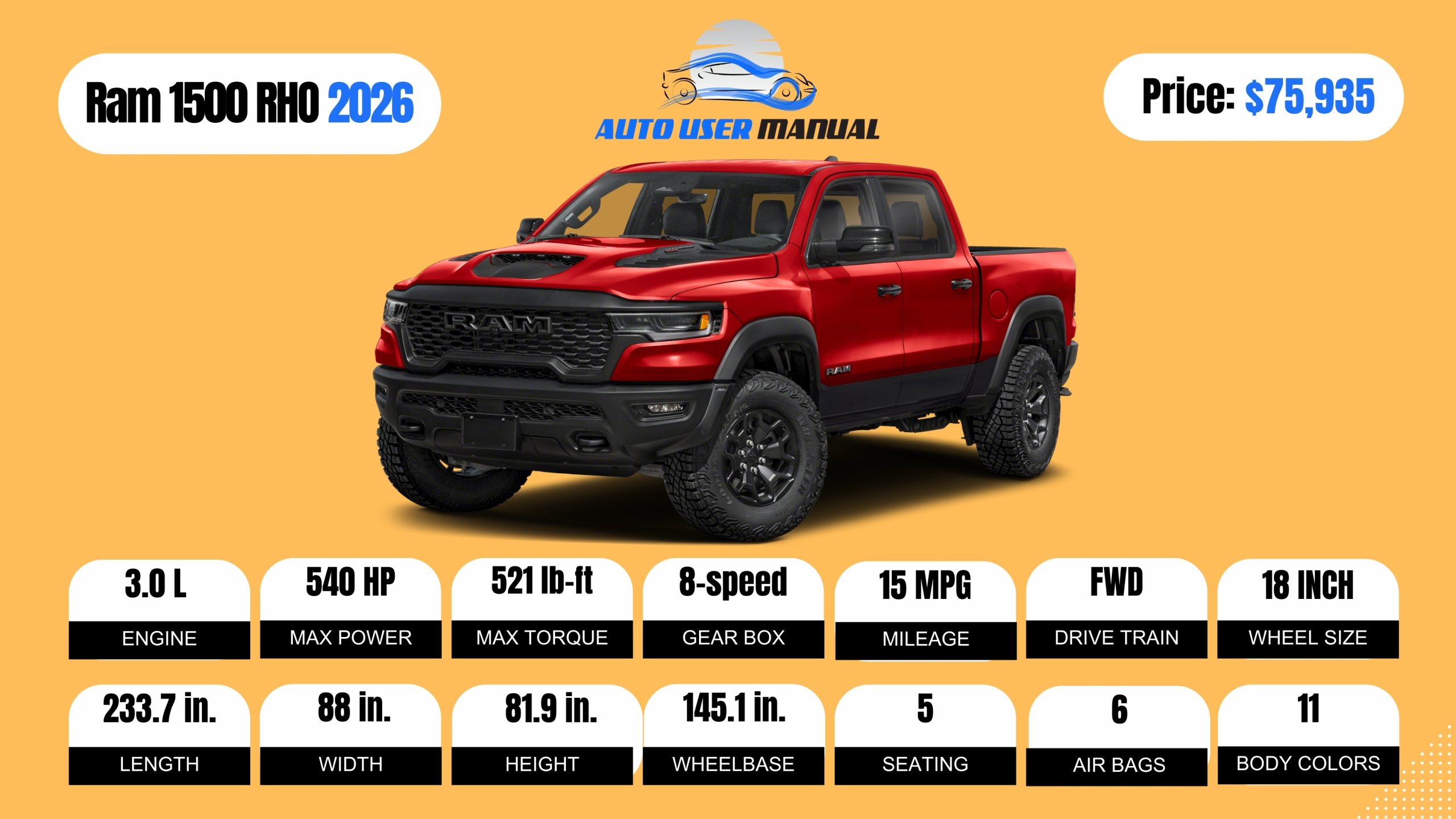 Ram Rho Pdf Ram 1500 RHO 2026 Review, Specs, Price and Mileage (Brochure) - Auto ...