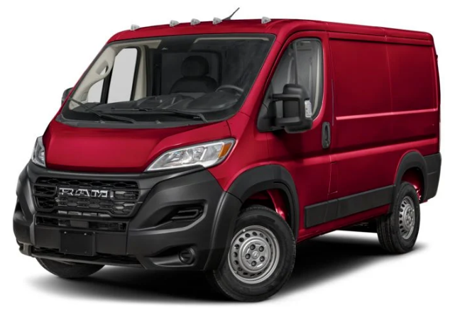 2026 Ram ProMaster Deep Cherry Red Crystal Pearlcoat