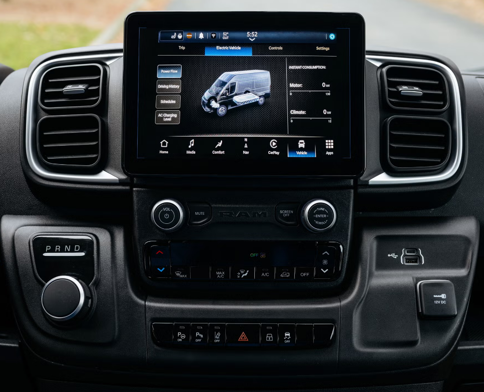 2026 Ram ProMaster EV Infotainment 5