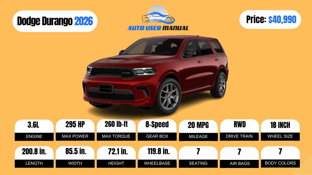 2026 Volvo Durango Brochure