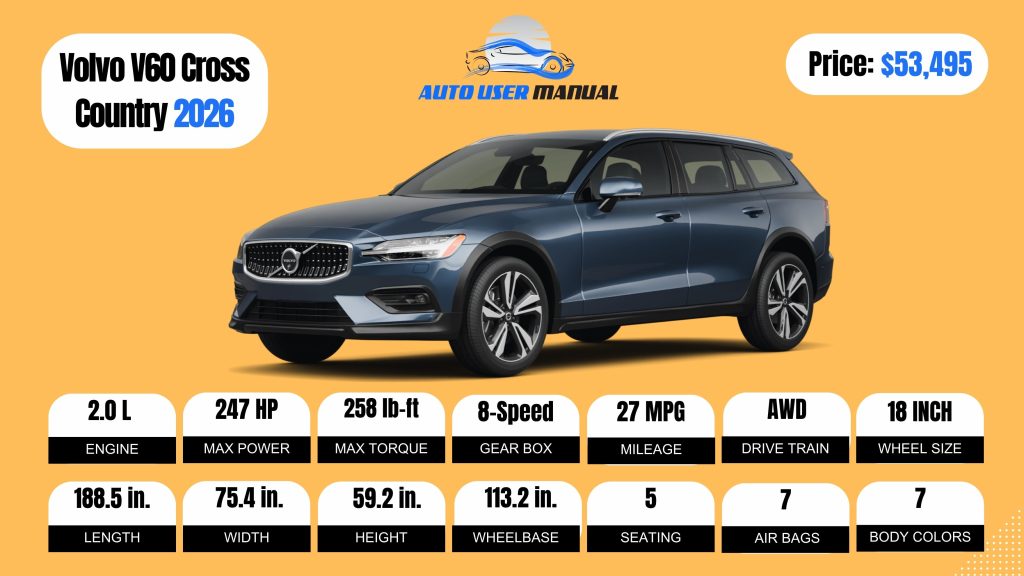 2026 Volvo V60 Cross Country Brochure