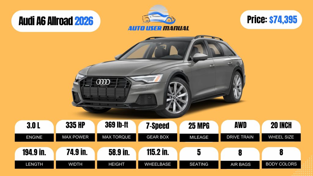 Audi A6 Allroad 2026 Brochure