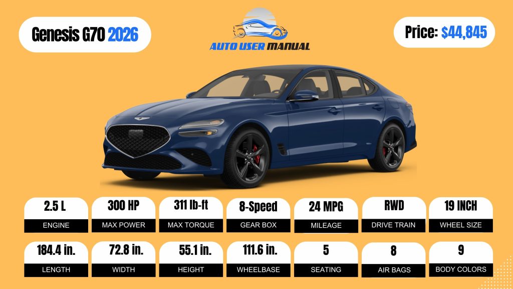 Genesis G70 2026 (Brochure)