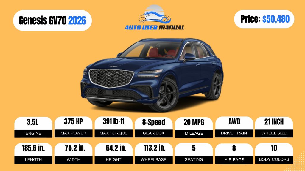 Genesis GV70 2026 (Brochure)