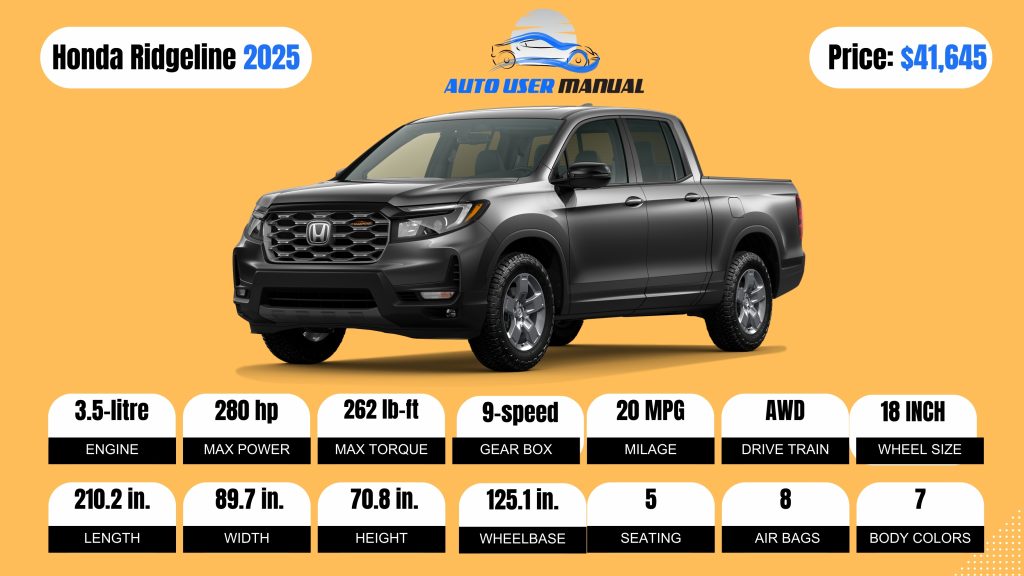 Honda Ridgeline 2025 Brochure