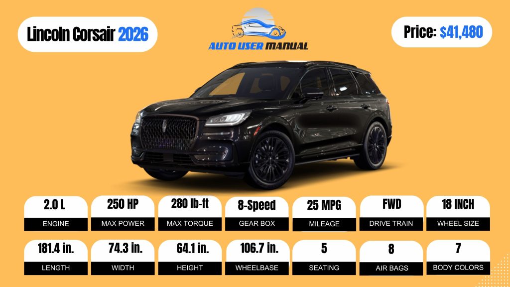 Lincoln Corsair 2026 Brochure 2