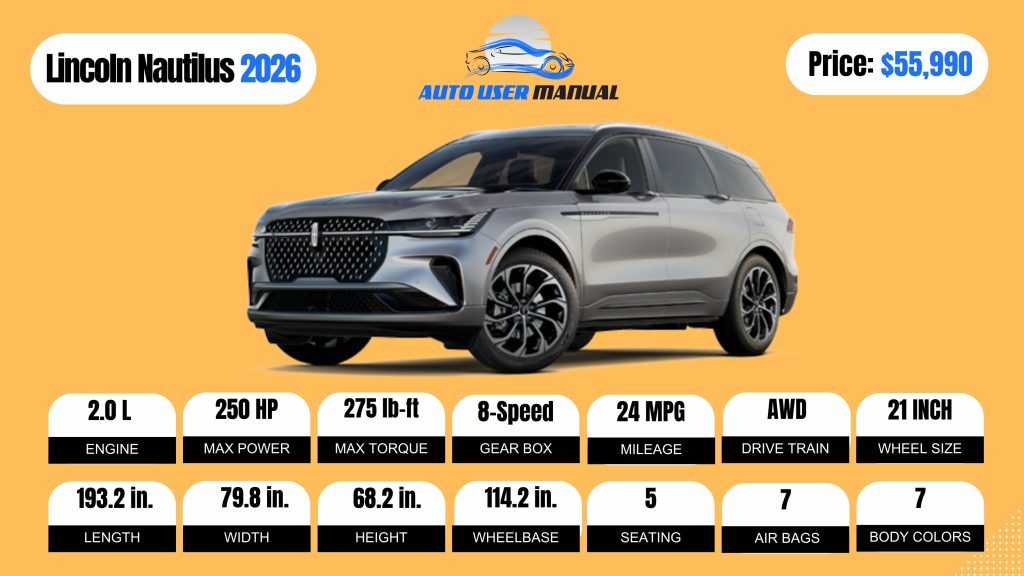 Lincoln Nautilus 2026 (Brochure)