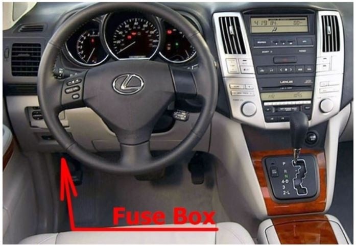 Lexus (RX330 & RX350) (2003 – 2009 ) Fuse Box Location & Diagrams ...