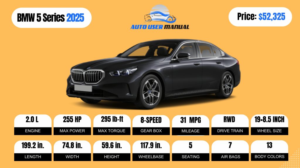 2025 BMW 5 Series Brochure