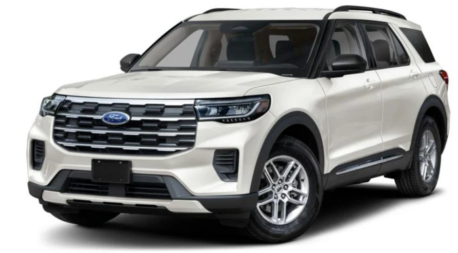 2025 Ford Explorer Star White Metallic Tri-Coat