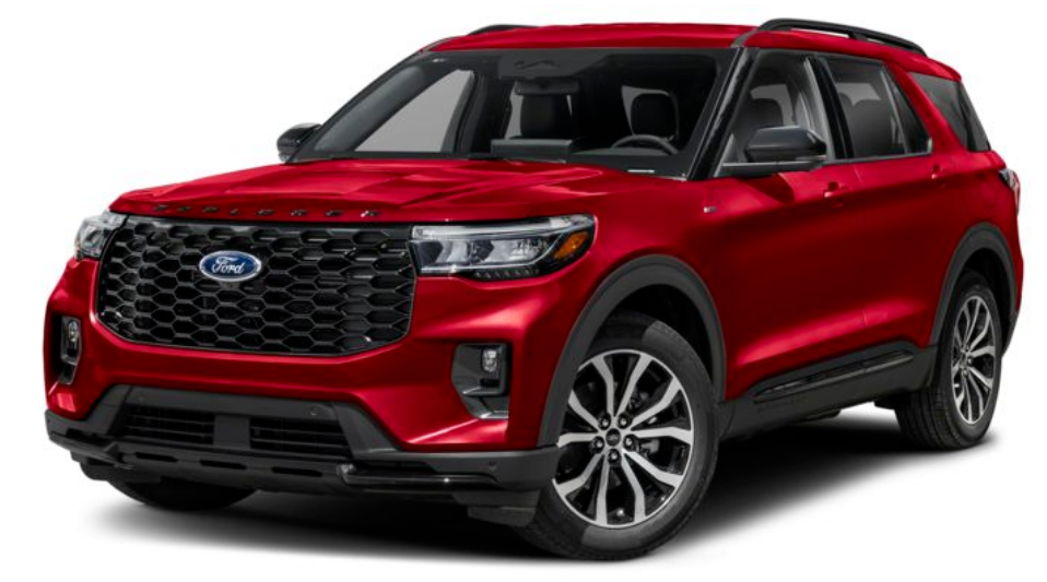 2025 Ford st Explorer Rapid Red Metallic Tinted Clearcoat