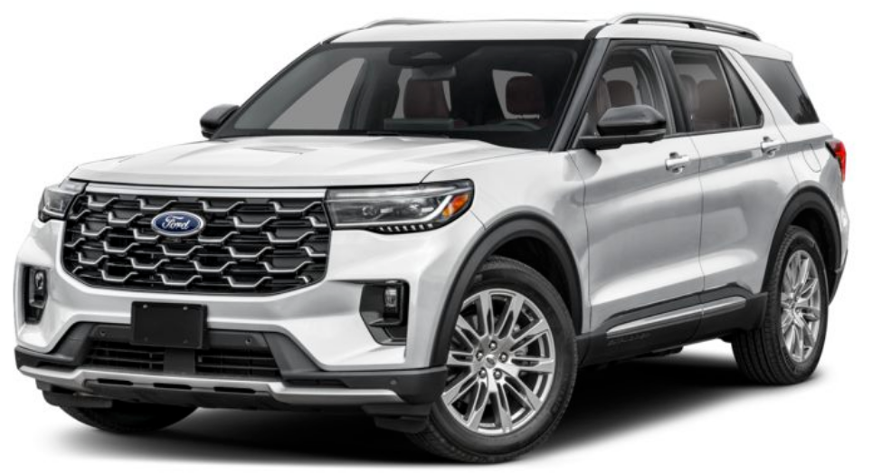 2025 Ford st Explorer Space White Metallic