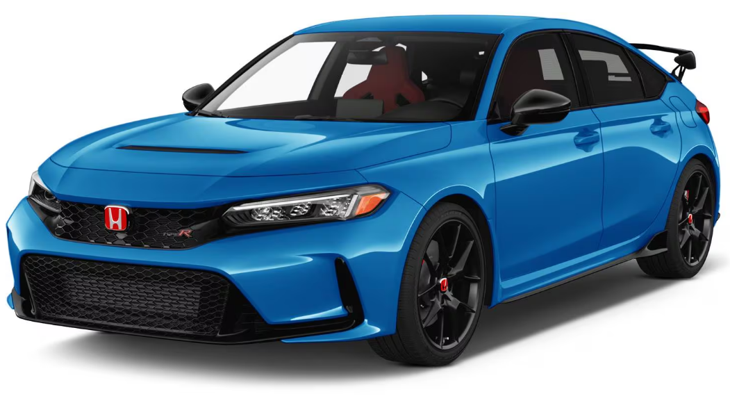 2025 Honda Civic Type R Boost Blue Pearl .