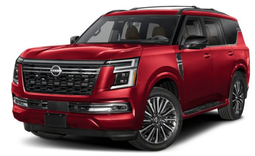2025 Nissan Armada Coulis Red Pearl