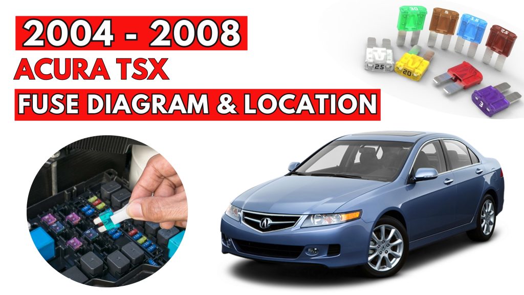 Acura TSX (2004 - 2008) Fuse Box Diagrams & Location User Guide