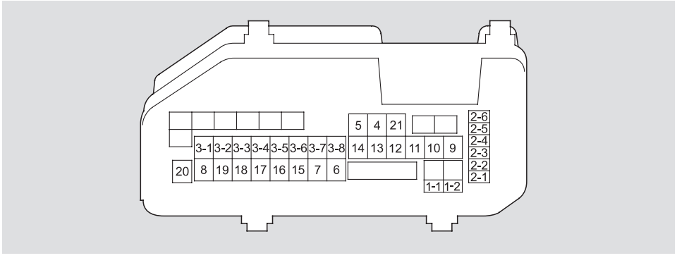 Acura TSX (2009 - 2014) UNDER-HOOD FUSE BOX