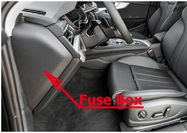 Audi (A4 & S4) Fuse Box Location and Diagrams User Guide (2017 - 2019) fig 2