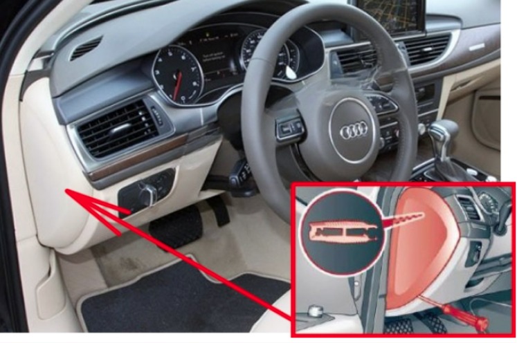 Audi (A6 & S6) Fuse Box Location and Diagrams User Guide (2012 - 2018) fig 1