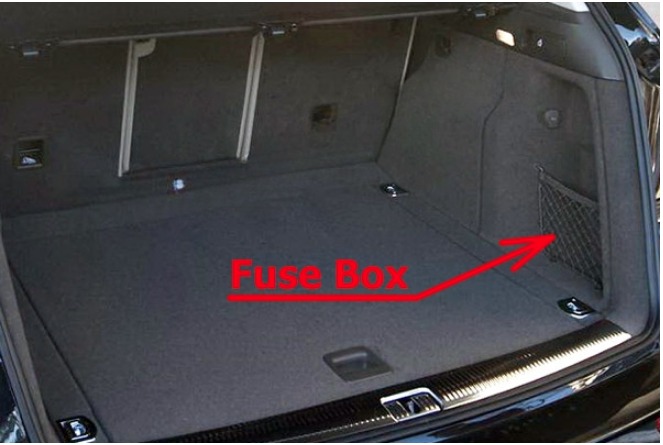 Audi Q5 Fuse Box Location and Diagrams User Guide (2009 - 2017) fig 3