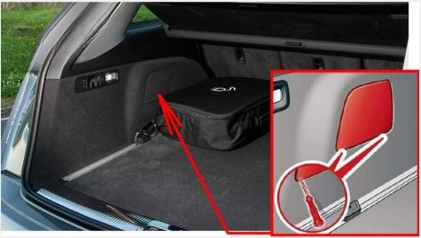 Audi-Q7-2021-–-2026-Luggage-Compartment-Fuse-Box-Location-Plug-in-Hybrid