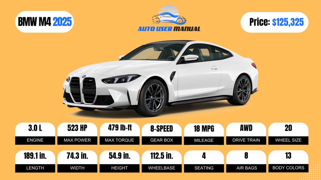 BMW M4 2025 Brochure
