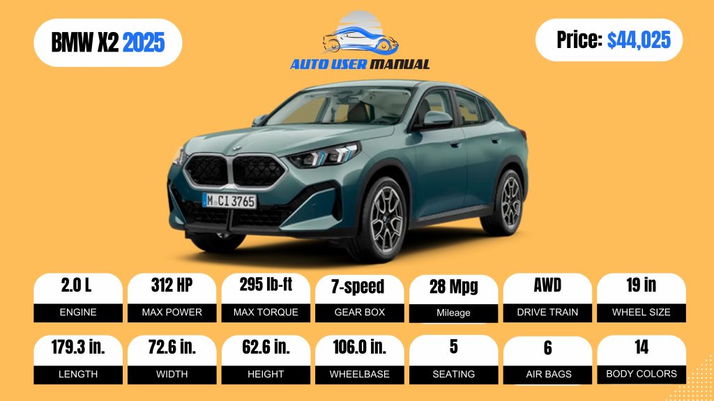 BMW X2 2025 Brochure
