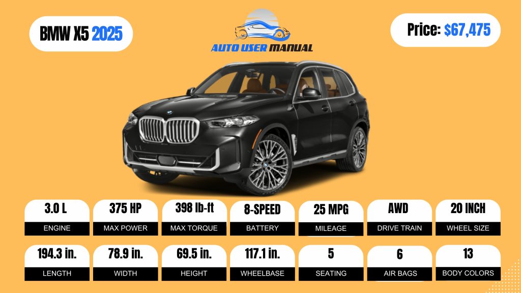 BMW X5 2025 Brochure