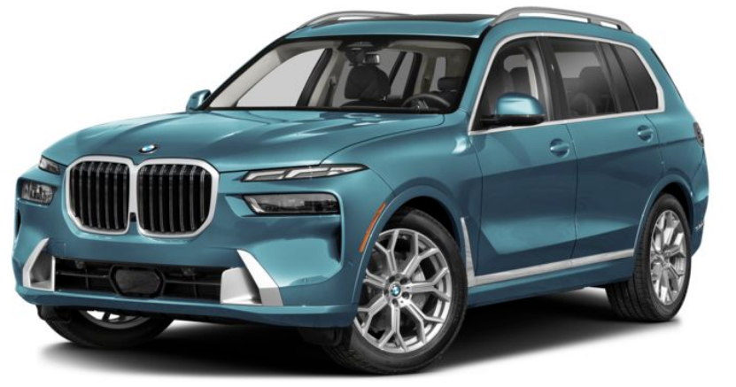 BMW X7 2025 Blue Ridge Mountain Metallic