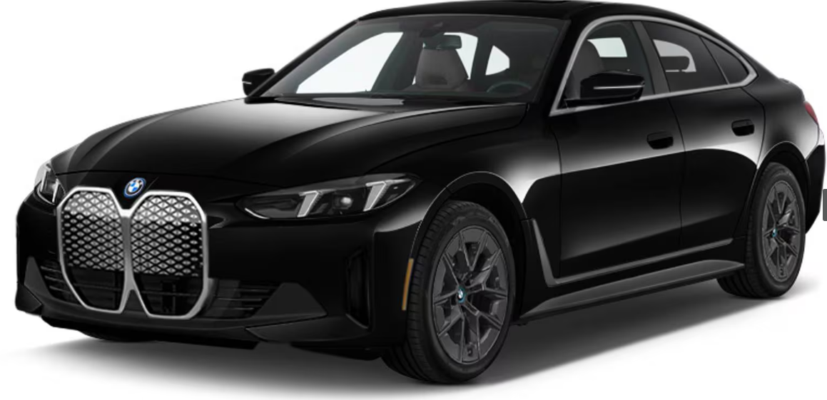 BMW i4 2025 Black Sapphire Metallic Jet Black