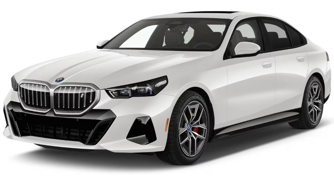 BMW i5 2025 Mineral White Metallic.
