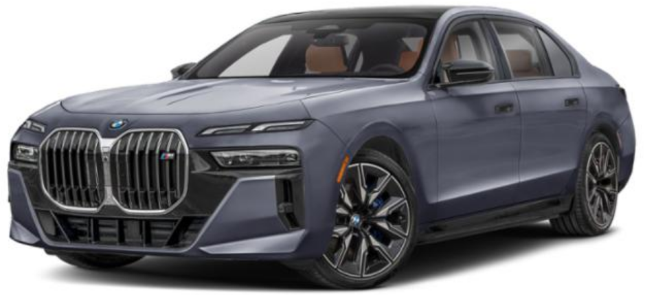 BMW i7 2025 Tanzanite Blue II Metallic