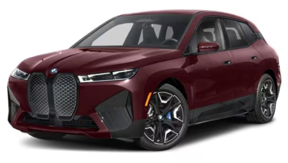BMW iX 2025 Aventurin Red Metallic