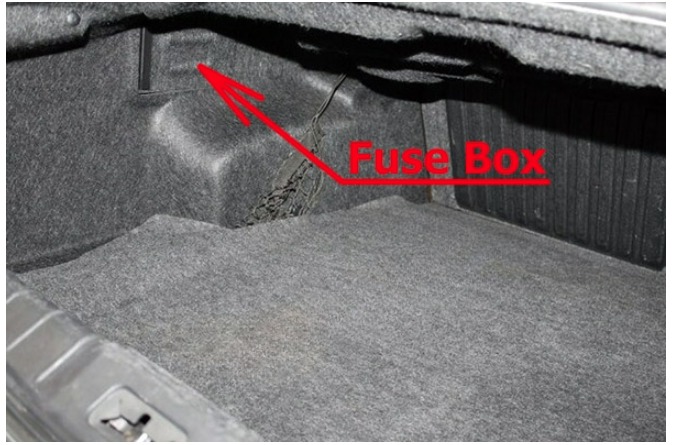 Chevrolet Malibu Fuse Box Location and Diagrams User Guide (2008 - 2012) Fig 3