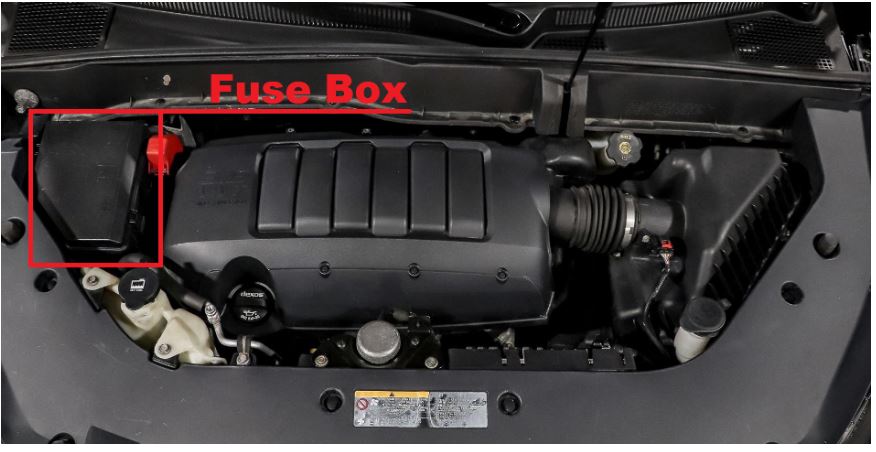 Chevrolet Traverse Fuse Box Location & Diagrams User Guide (2009 – 2017) fig 2