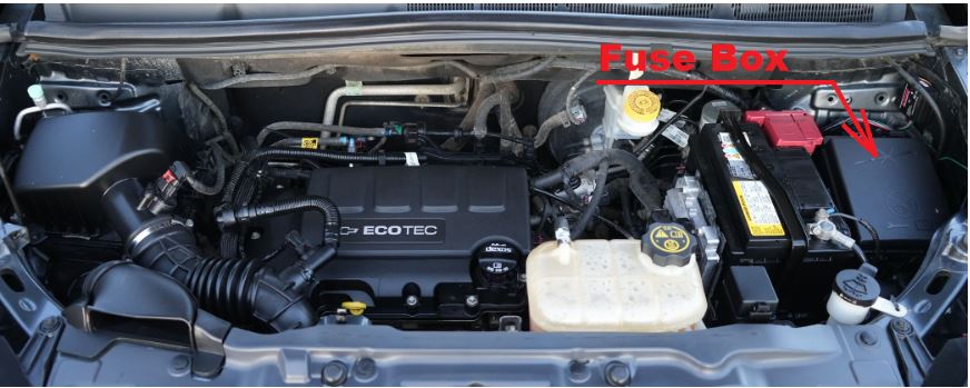 Chevrolet Trax Fuse Box Location & Diagrams User Guide (2013 – 2017) fig 3