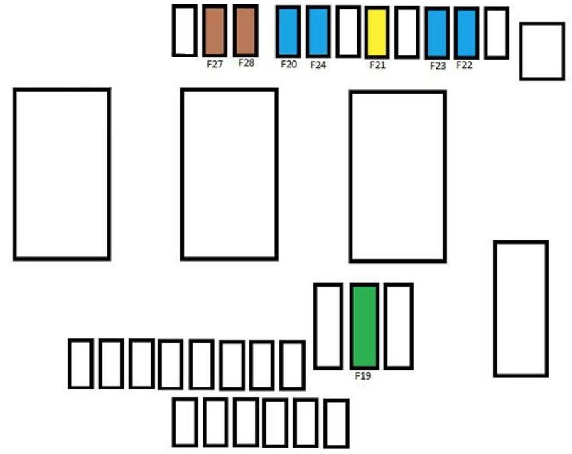 Citroën C4 Fuse Box Location and Diagrams User Guide (2011 - 2017) fig 9