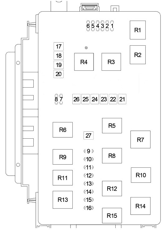 Dodge Charger Fuse Box Location and Diagrams User Guide (2006 – 2010) fig 5