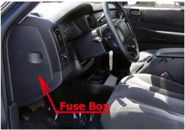 Dodge Dakota Fuse Box Location and Diagrams User Guide (2001 – 2004) fig 1