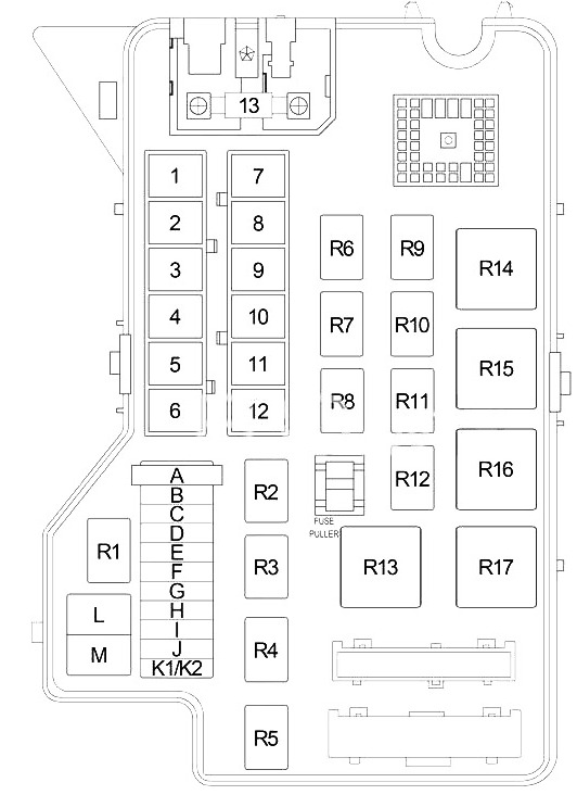 Dodge Ram (1500, 2500 & 3500) Fuse Box Location and Diagrams User Guide (1994 - 2001) fig 6