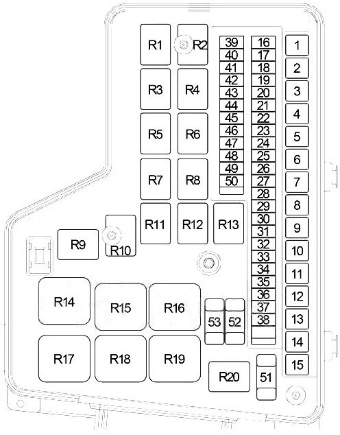Dodge Ram (1500 & 2500) Fuse Box Location and Diagrams User Guide (2002 - 2009) fig 2